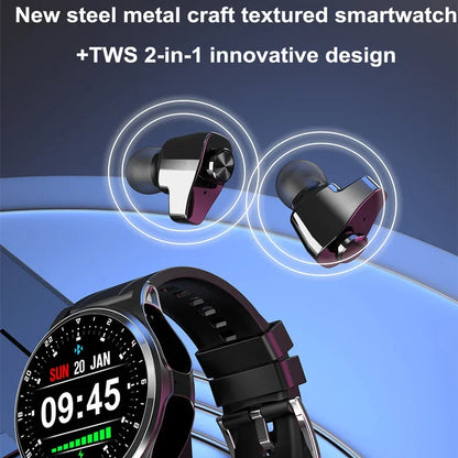 Smart Watch 2 in 1 Earbuds