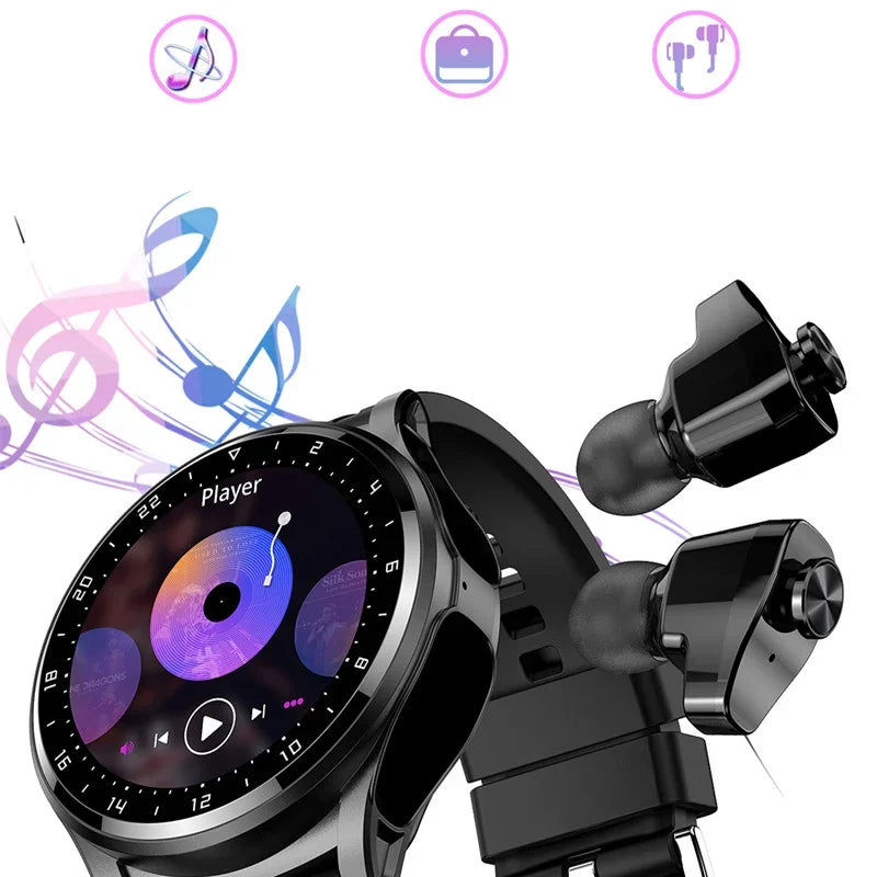 Smart Watch 2 in 1 Earbuds