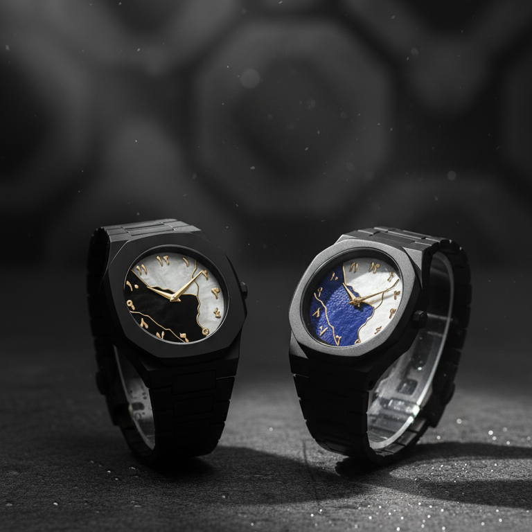 Black Aura Watch Elegant Design Durable Build